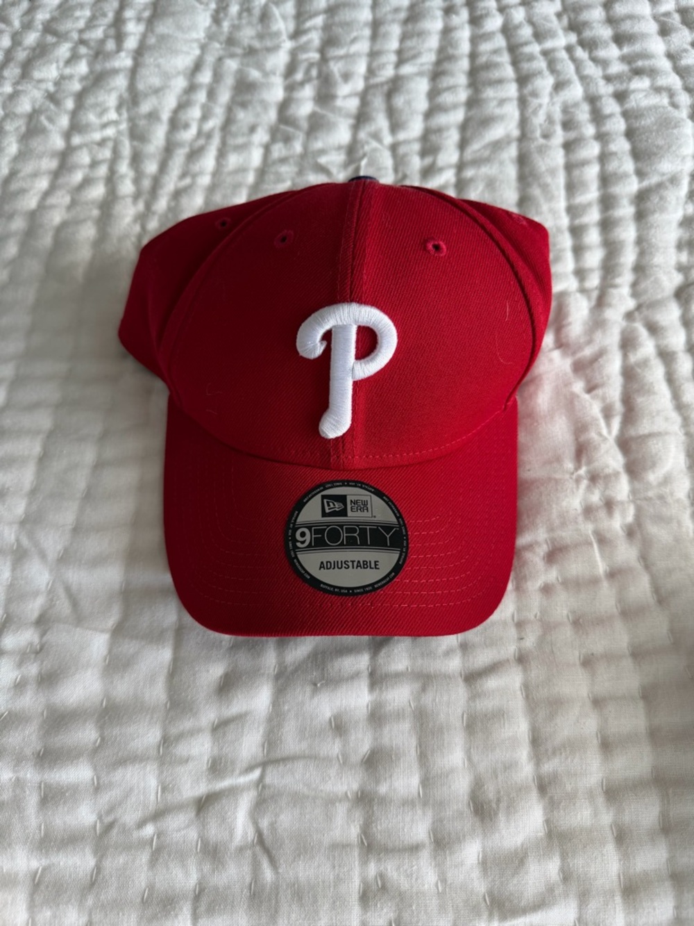 New Era Red and Black Phillies Baseball Cap